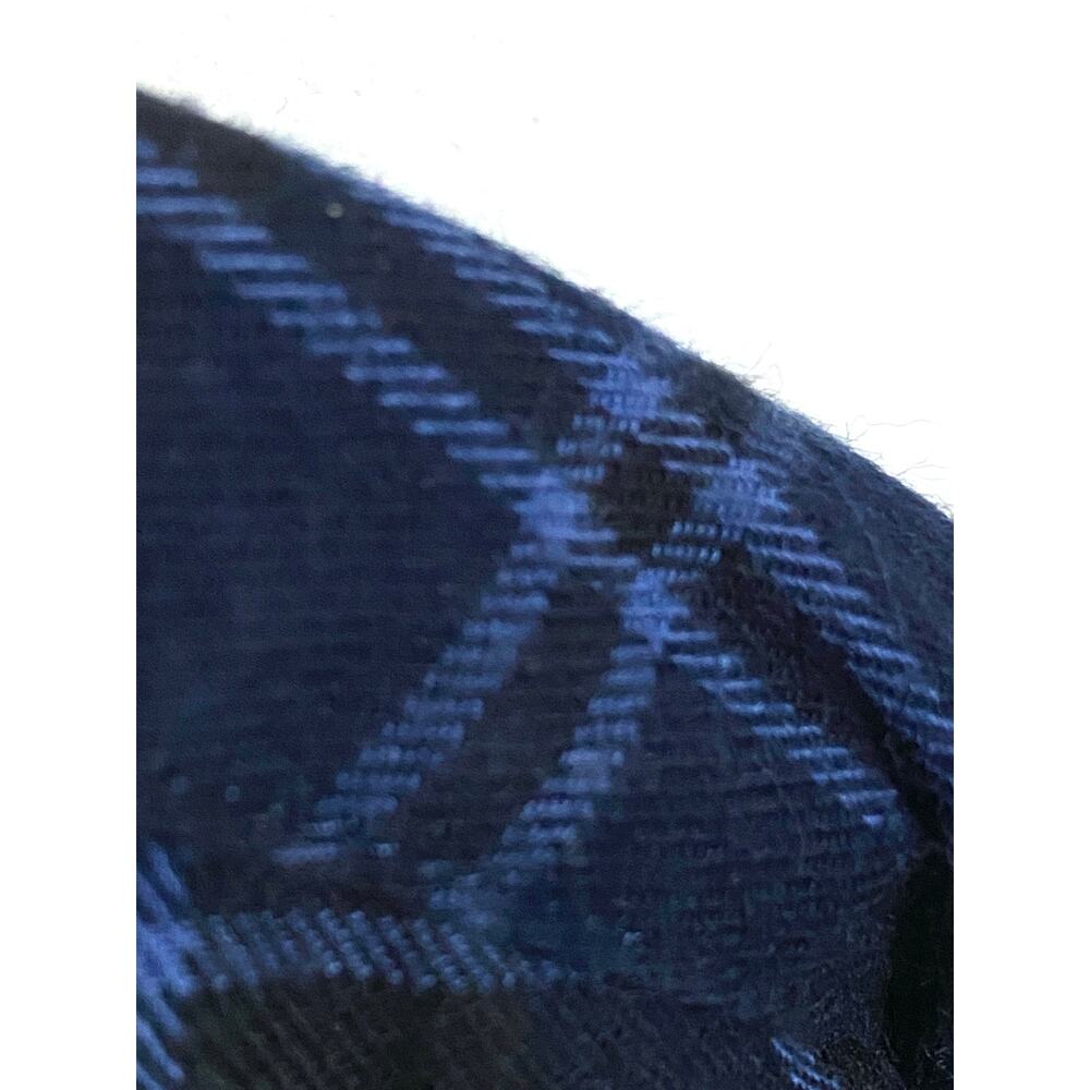 Roundtree & Yorke Outdoors Flannel Blue Plaid Button LS Shirt Mens L Classic Y2K - Picture 4 of 8